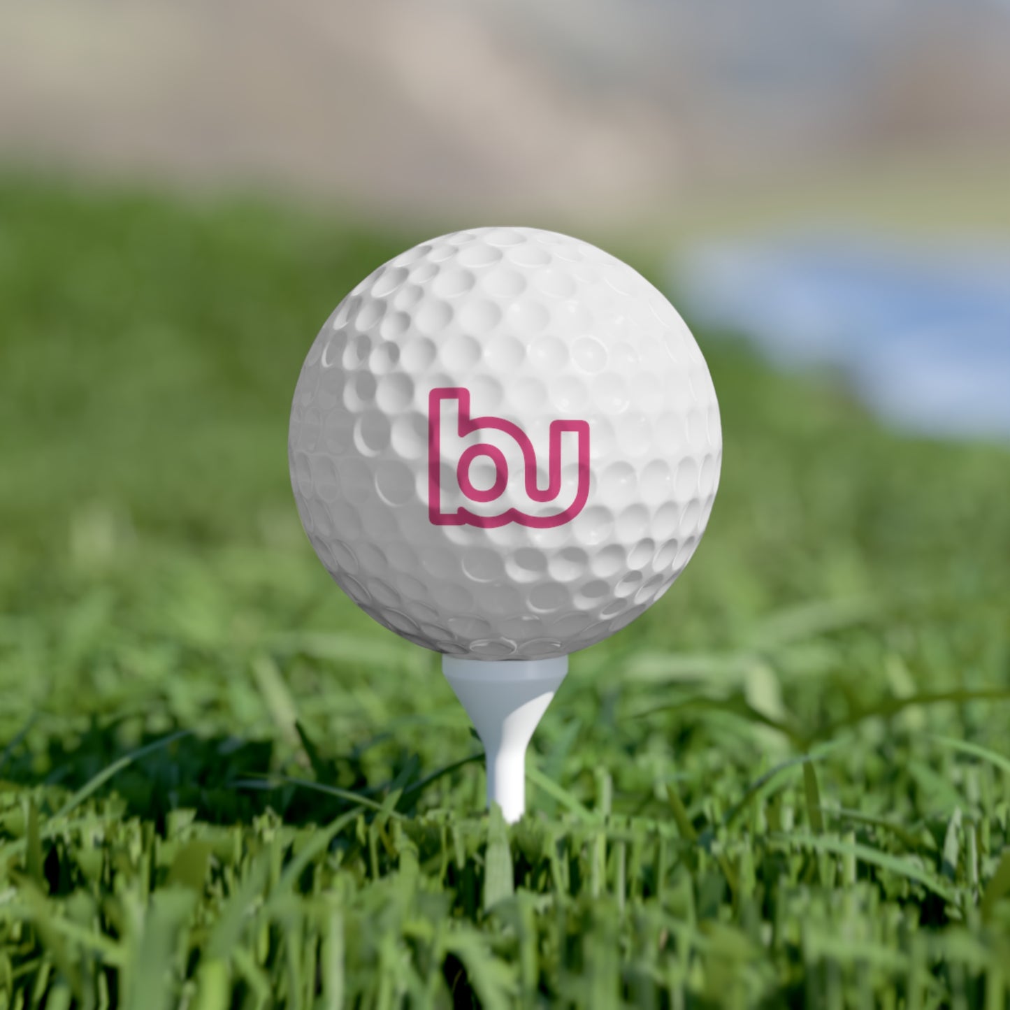 Blend ATHLEISURE | Pink Logo Golf Balls | Play With Purpose!