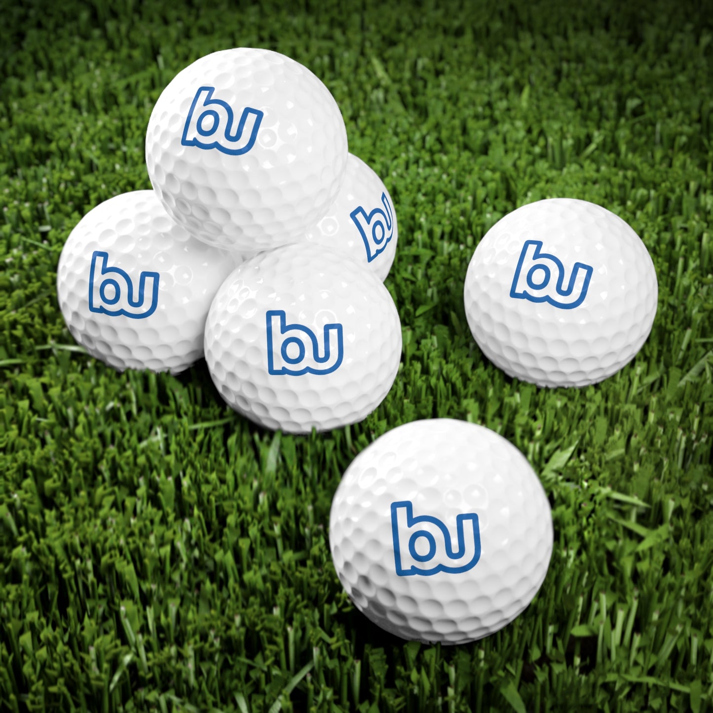 Blend ATHLEISURE | Blue Logo Golf Balls | Play With Purpose!