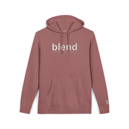 Blend CORE | Driven By Unity | Embroidered Pigment-Dyed Hoodie