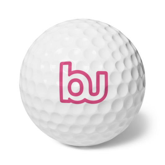 Blend ATHLEISURE | Pink Logo Golf Balls | Play With Purpose!