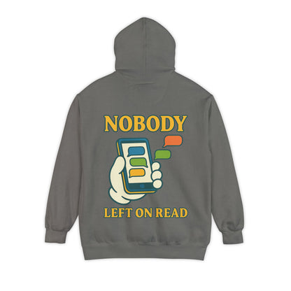 Blend VIBE | Nobody Left On Read | Garment-Dyed Hoodie - Cozy Fit, Mood on Point