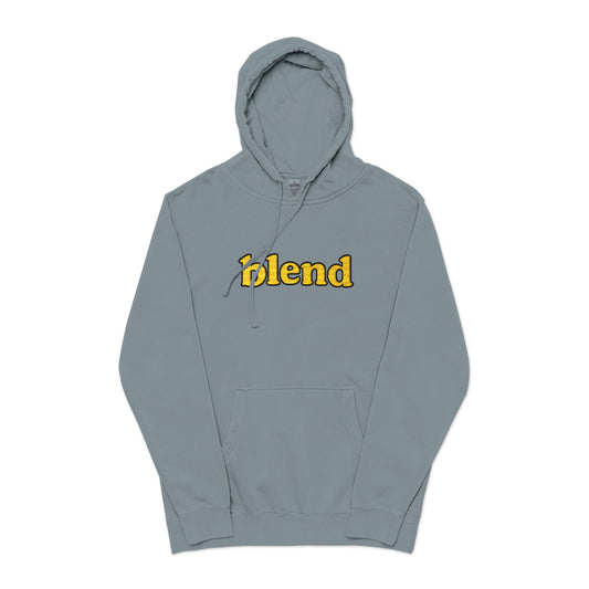 Blend VIBE | Embroidered Pigment-Dyed Hoodie