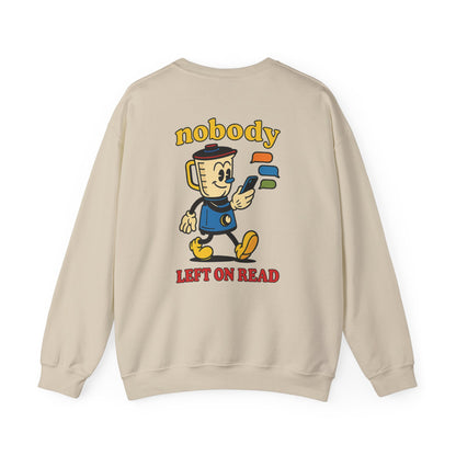 Blend VIBE | Nobody Left On Read | Heavy Crewneck Sweatshirt — Chill Mode: Activated
