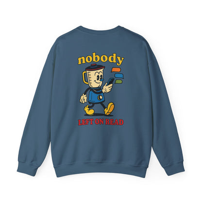 Blend VIBE | Nobody Left On Read | Heavy Crewneck Sweatshirt — Chill Mode: Activated