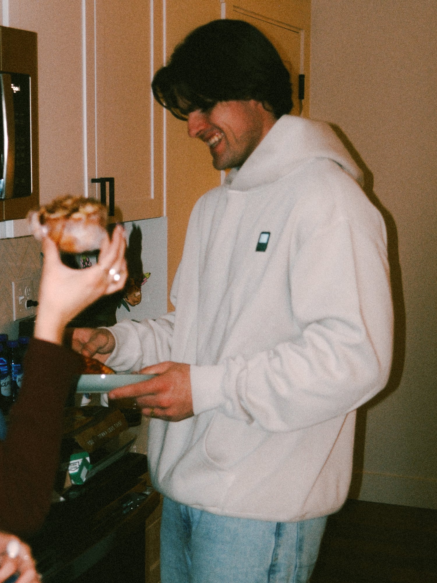 The “Log Off & Link Up” Faded Hoodie