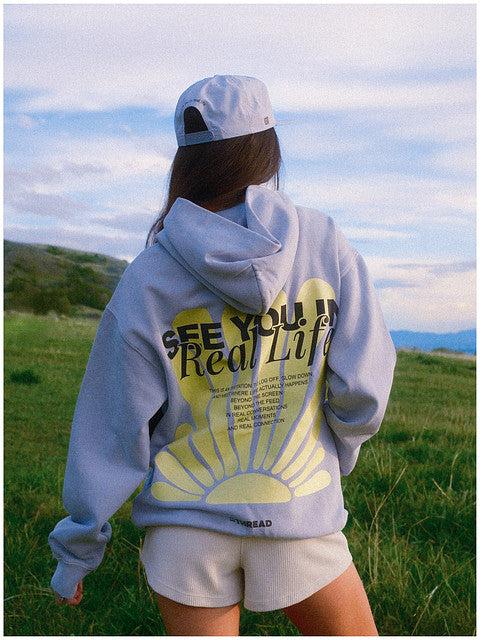 The “See You In Real Life” Faded Hoodie