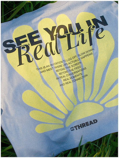 The “See You In Real Life” Faded Hoodie